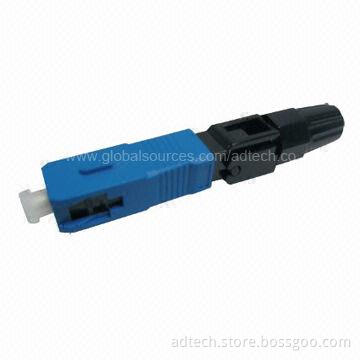 Field Assembly Fiber-optic Connector SC SM, Fast and Easy to Assemble